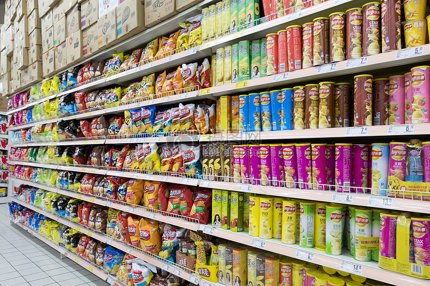 商場(chǎng)超市購(gòu)物場(chǎng)景背景